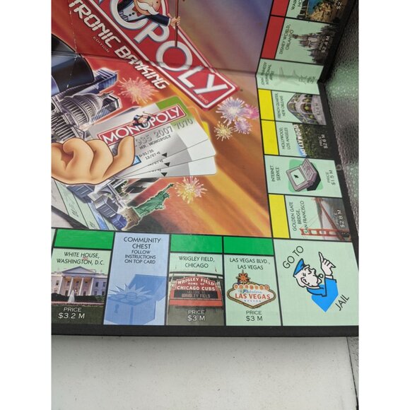 Monopoly Electronic Banking 2007 Replacement Game Board - Picture 2 of 9